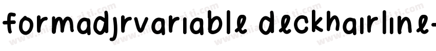 formadjrvariable deckhairline字体转换
